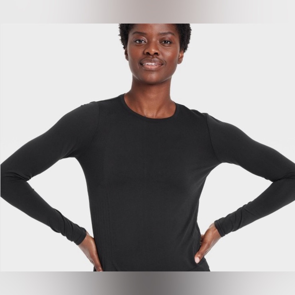 NWT All in Motion Women’s Seamless Long Sleeve Moisture Wicking Pullover Sz XL